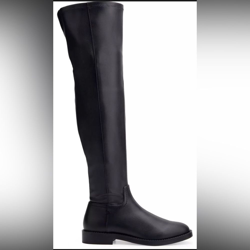 AEROSOLES Black Over the Knee Boots NWOT - Picture 5 of 15